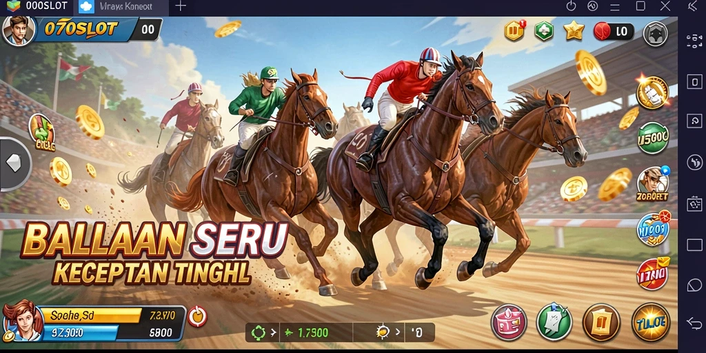 Gameplay seru di lintasan balap 070SLOT.