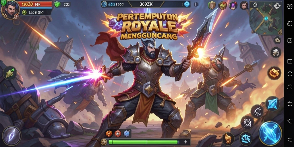 Tampilan gameplay <strong>369ZK</strong> yang mendebarkan dalam pertempuran Royale.