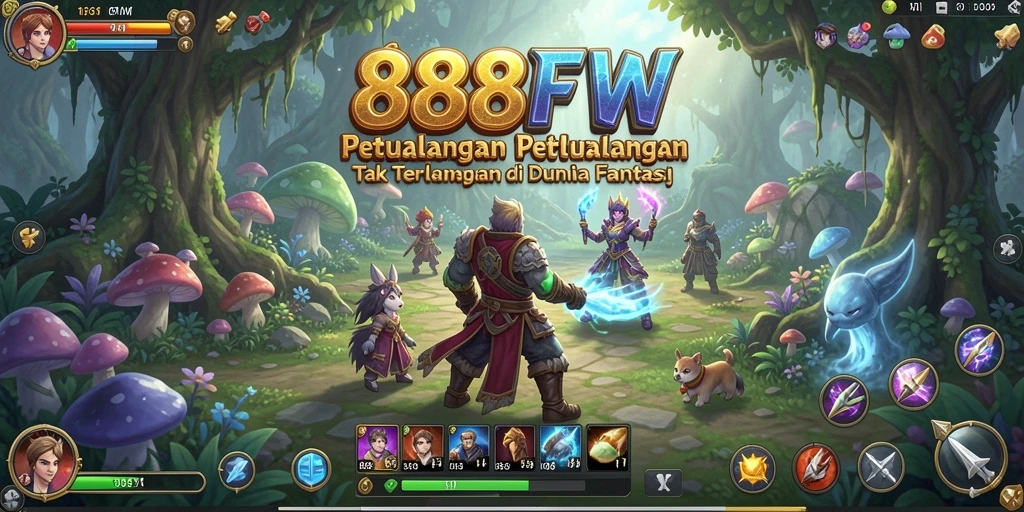 Tampilan menarik dari gameplay 888FW dengan petualangan menantang.