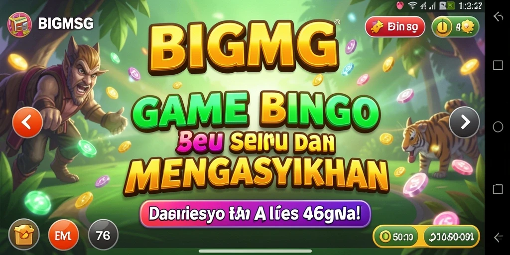 Tampilan gameplay <strong>BIGMSG</strong> yang seru dengan interaksi pemain.