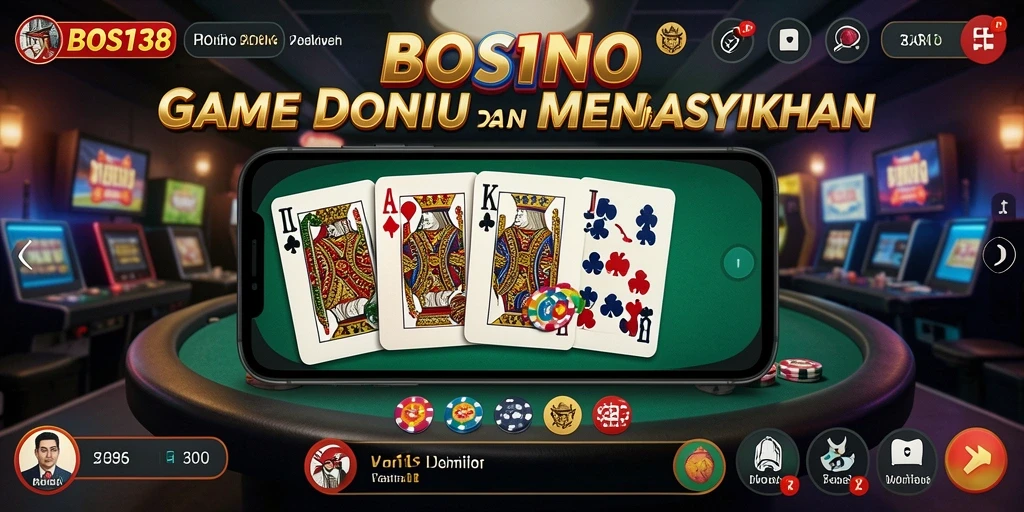 Screenshot gameplay BOS138 memperlihatkan aksi seru permainan Domino.
