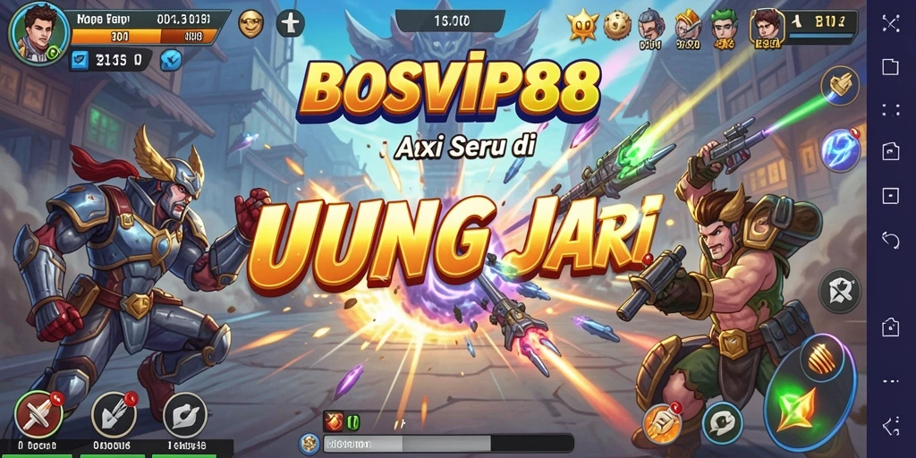 Tampilan gameplay menegangkan di BOSVIP88 dengan aksi seru.