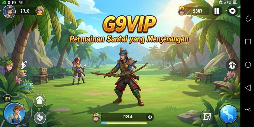 Tampilan menarik dan gameplay interaktif G9VIP.