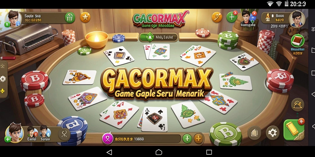 Tampilan gameplay GACORMAX yang seru dan interaktif.