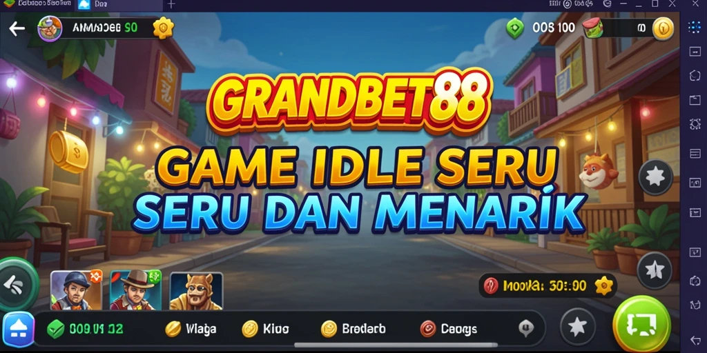 Screenshot gameplay menunjukkan aksi dinamis dan strategis dalam GRANDBET88.