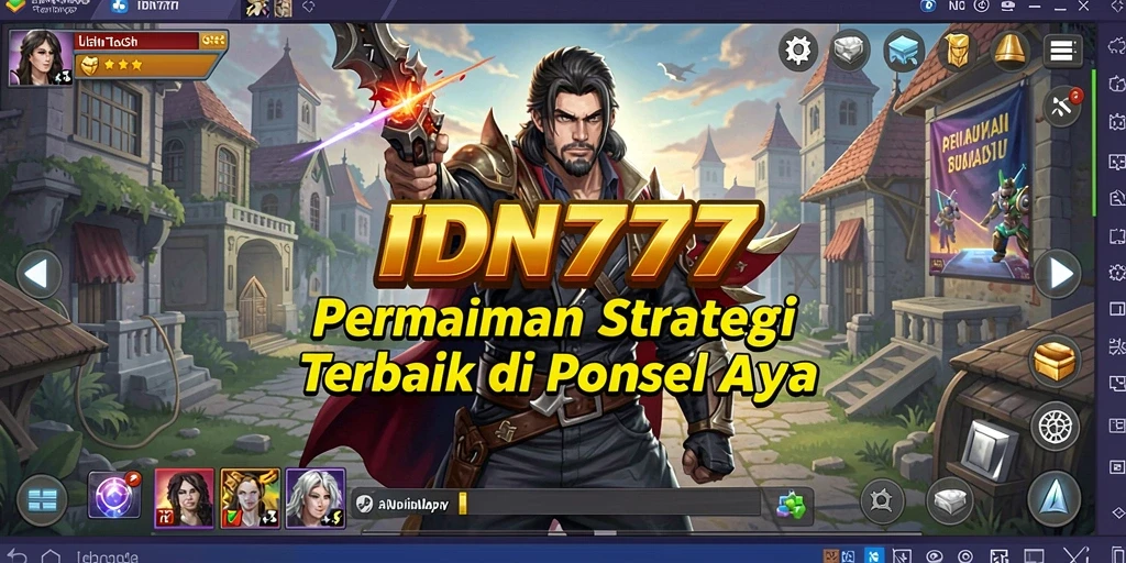 Tampilan menarik gameplay strategis di IDN777.