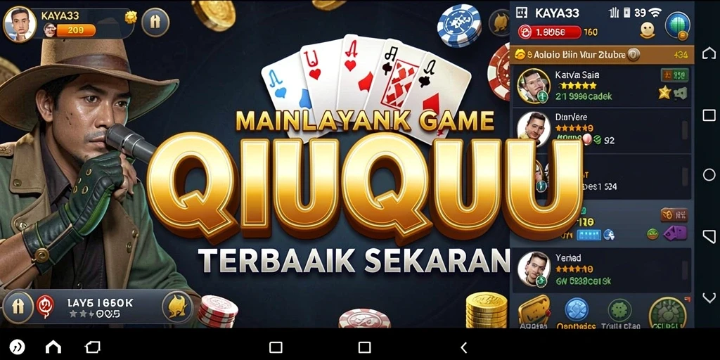 Tampilan gameplay QiuQiu yang seru dan dinamis.