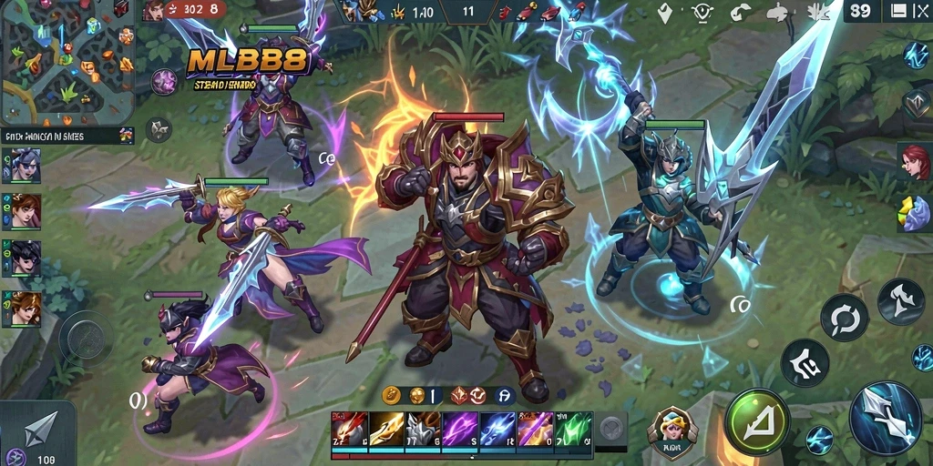 Tampilan gameplay menarik dari MLBB8 dengan strategi mendalam.