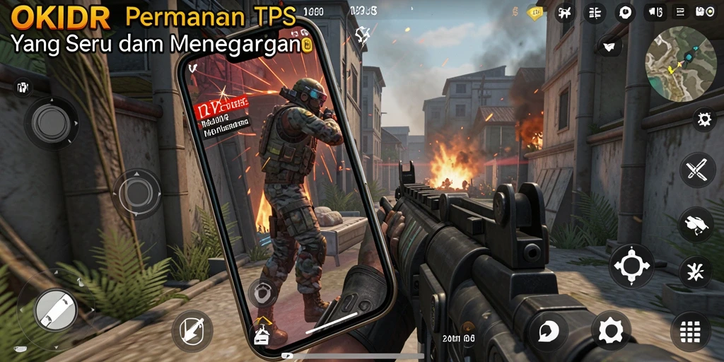 Tampilan gameplay seru dan menegangkan dari OKIDR