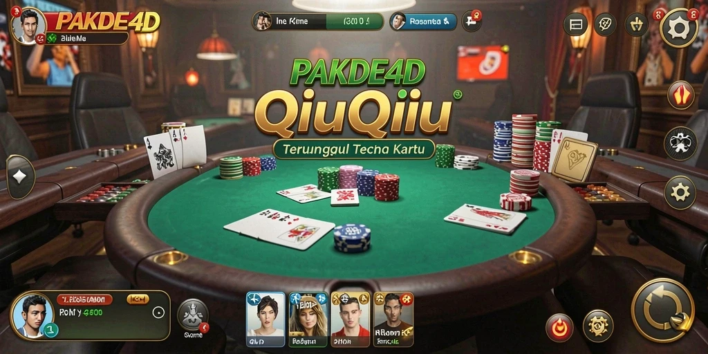 Screenshot utama PAKDE4D yang menampilkan gameplay QiuQiu yang seru.