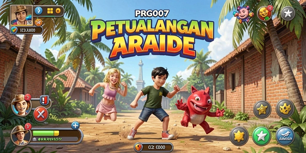 Tampilan gameplay seru dan penuh tantangan dalam PRG007.