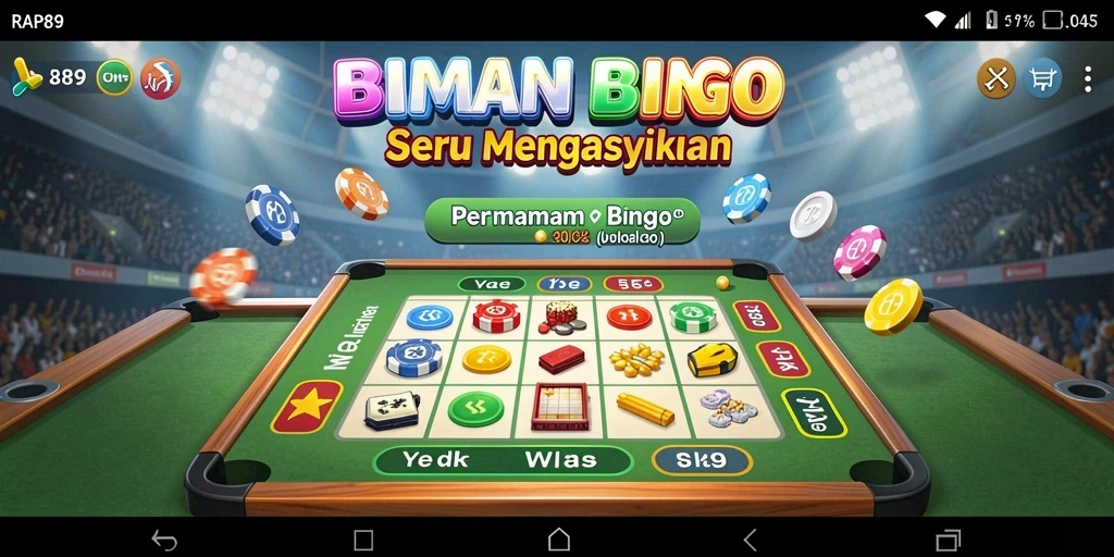 Tampilan gameplay mengasyikkan dari RAP89 yang penuh warna.