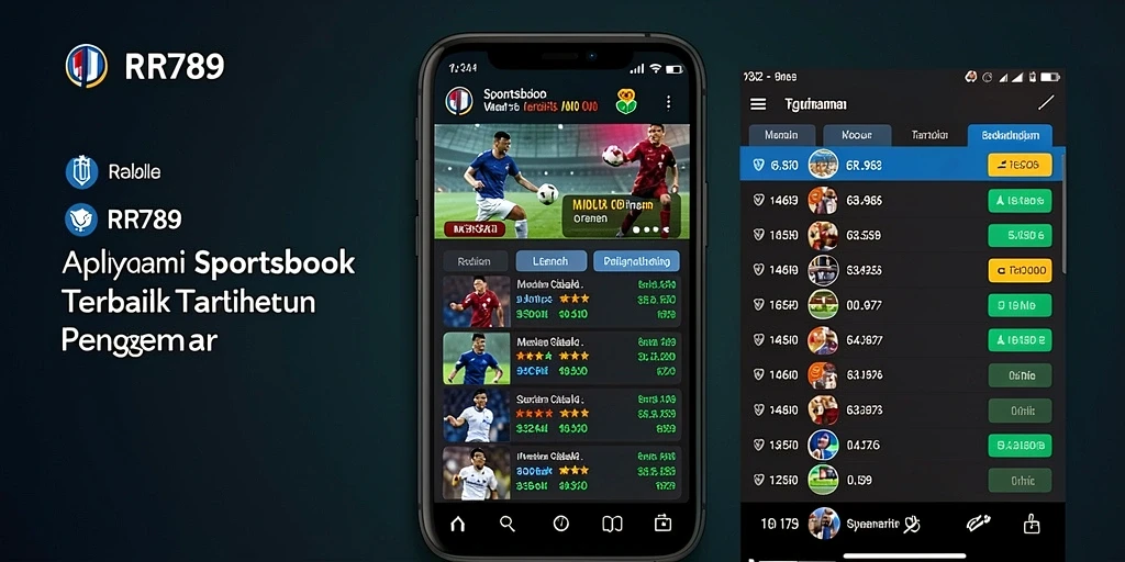 Tangkapan layar RR789 menunjukkan antarmuka yang menarik dan fitur sportsbook yang lengkap.