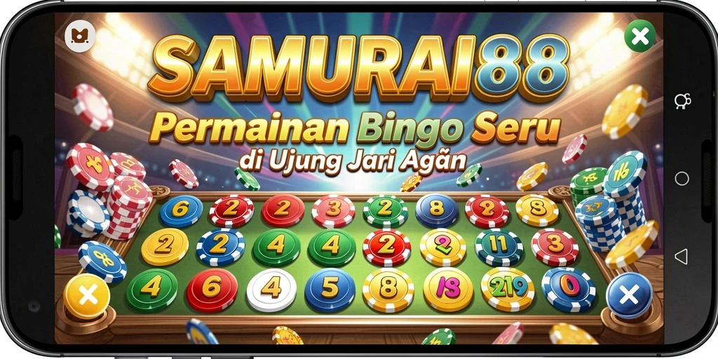 Tampilan gameplay Bingo yang seru di SAMURAI88.