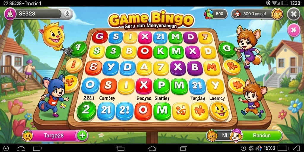 Tampilan gameplay SE328 yang mengasyikkan dengan fitur Bingo.