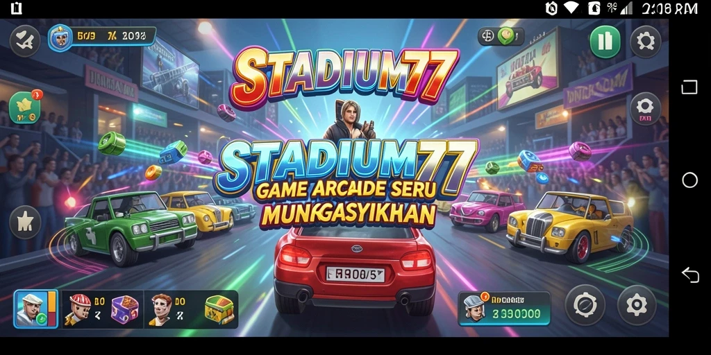 Tampilan gameplay menegangkan dari STADIUM77 yang penuh aksi.