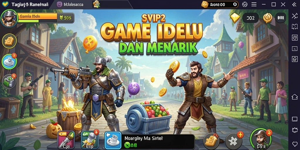 Gameplay SVIP2 menampilkan elemen santai dan seru dari game Idle.