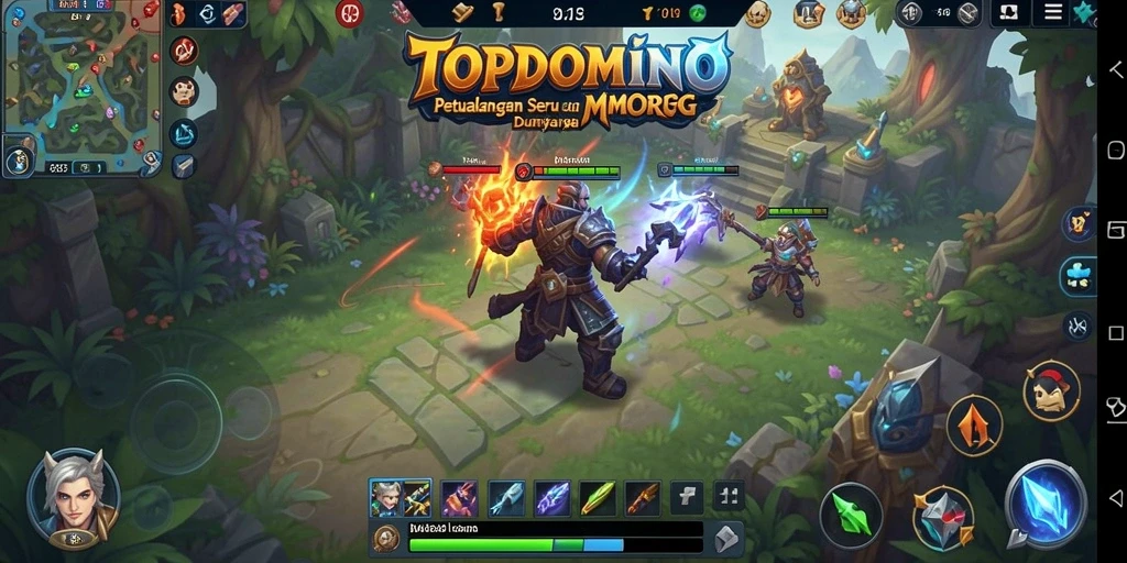 Tangkapan layar menunjukkan gameplay seru di dunia MMORPG.