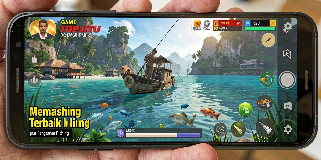 Tangkapan ikanku yang mengesankan di dalam gameplay TOPJITU.