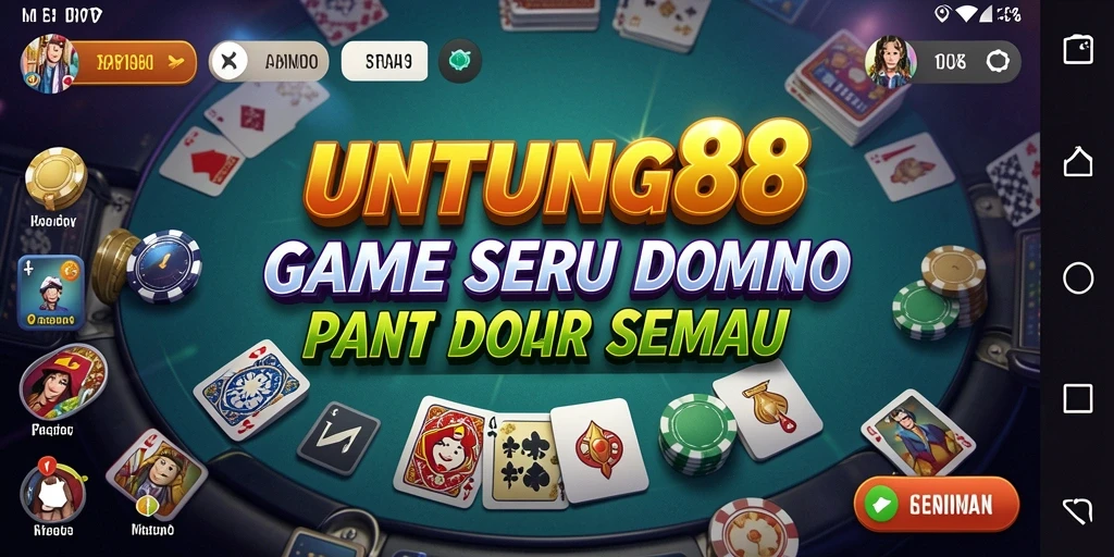 Gameplay menarik dan interaktif Domino di UNTUNG88.